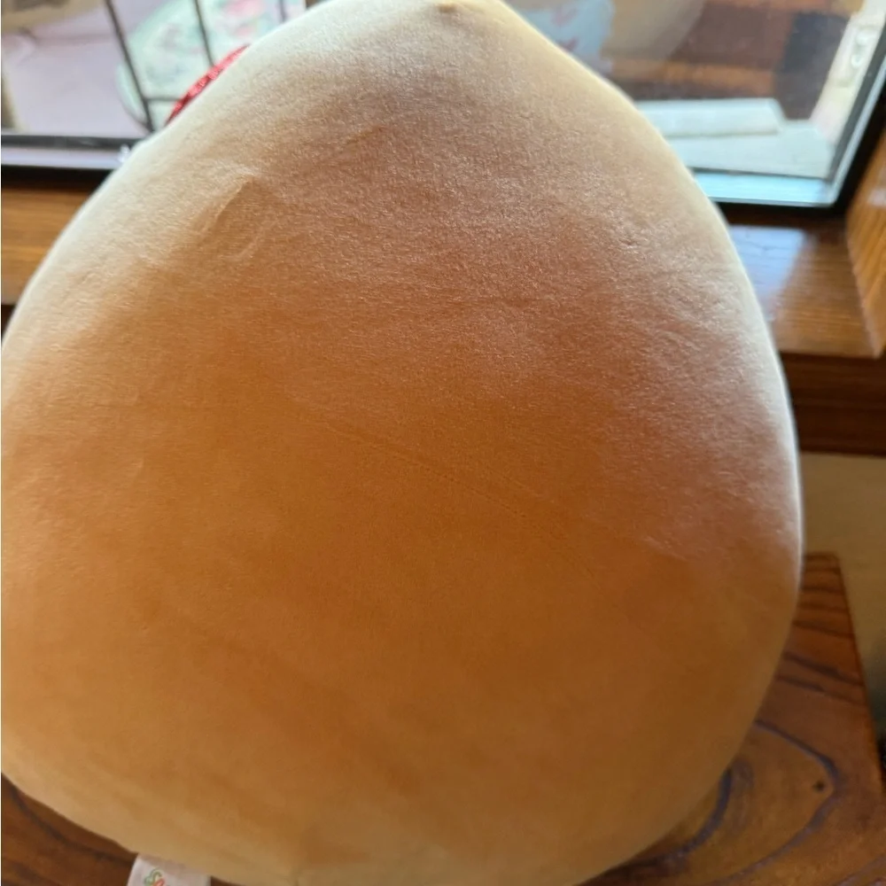 Valentine’s Day Squishmallow Danka Heart Pop Tart Plush Pillow Tan Red Stuffie